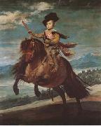 Diego Velazquez Prince Baltasar Carlos Equestrian (mk08) oil on canvas